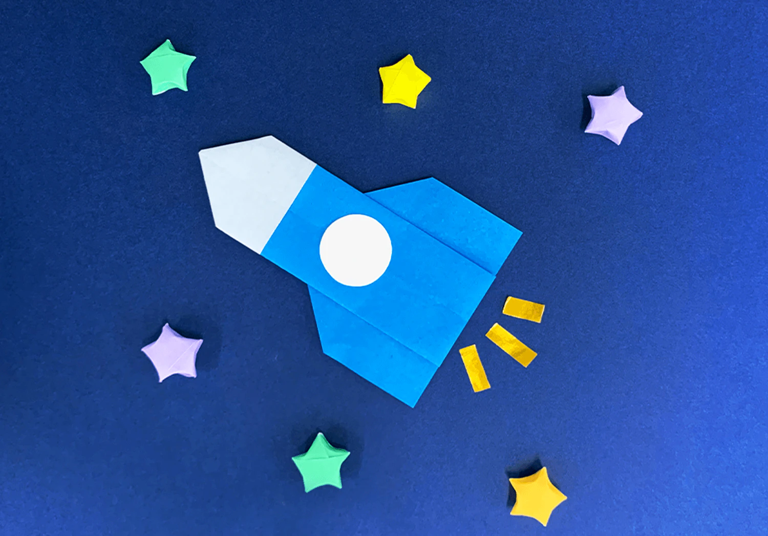 おりがみのロケット