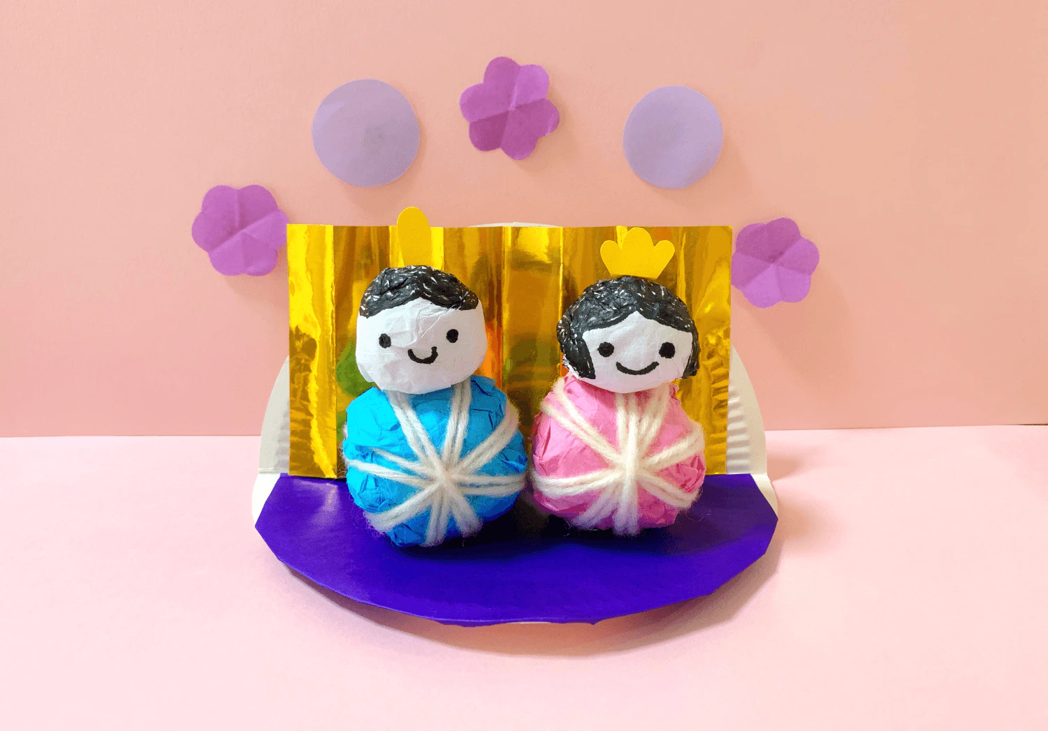 まんまる手毬の雛人形