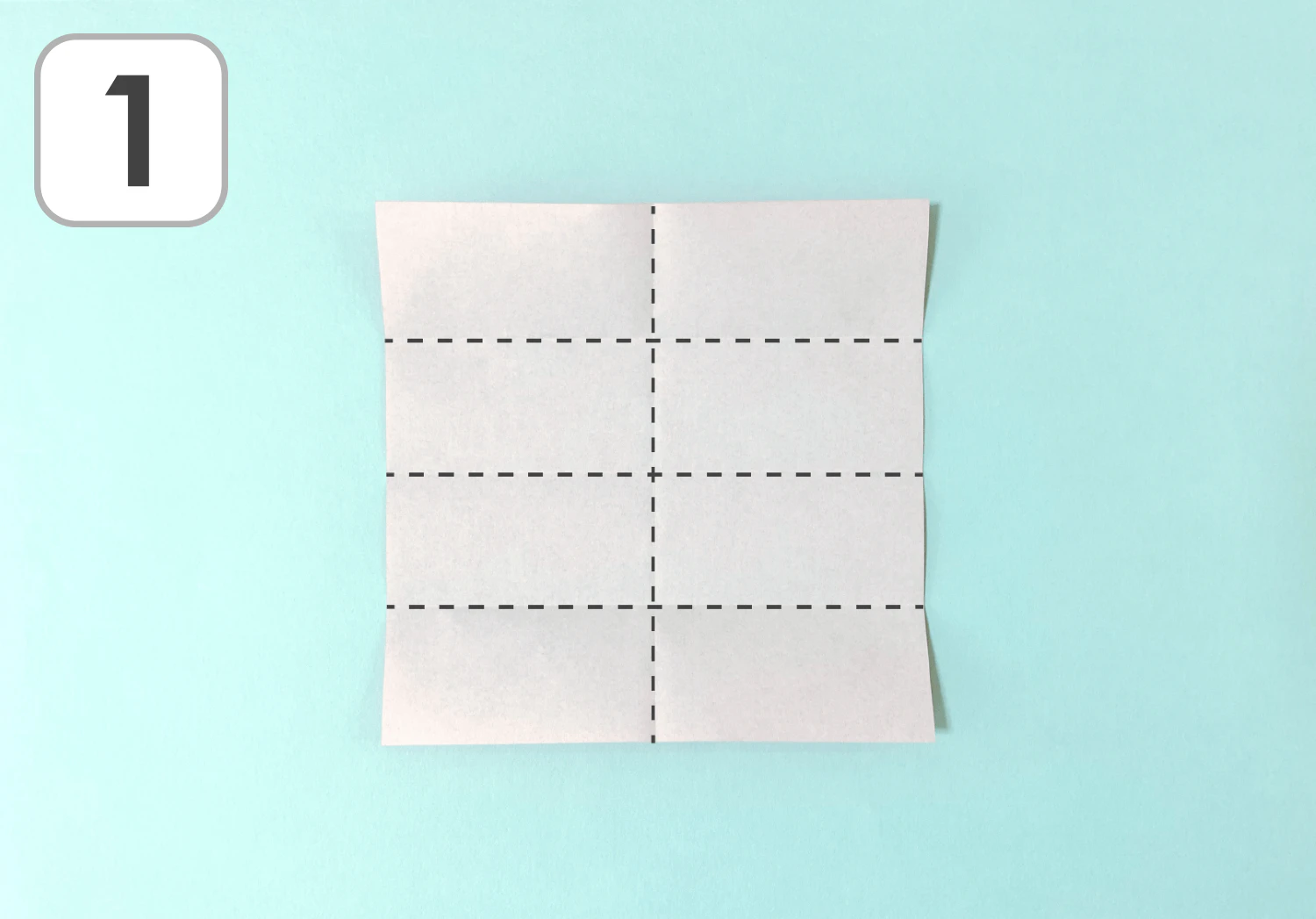 サンタクロースの折り方1