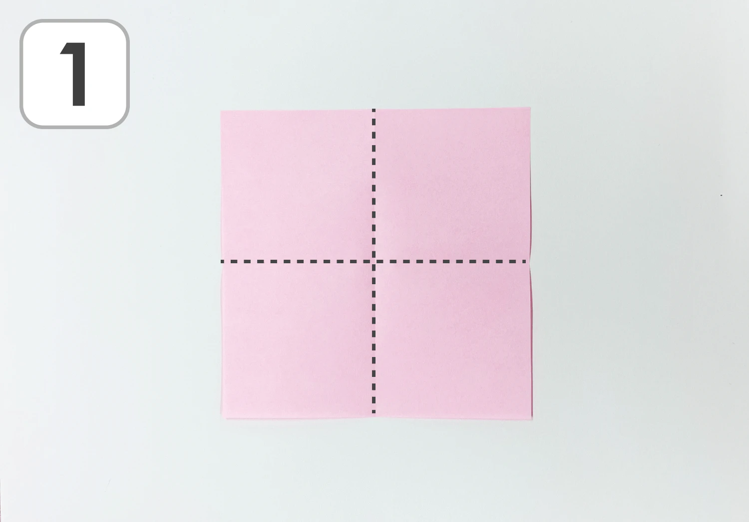 おりがみうさぎの折り方1