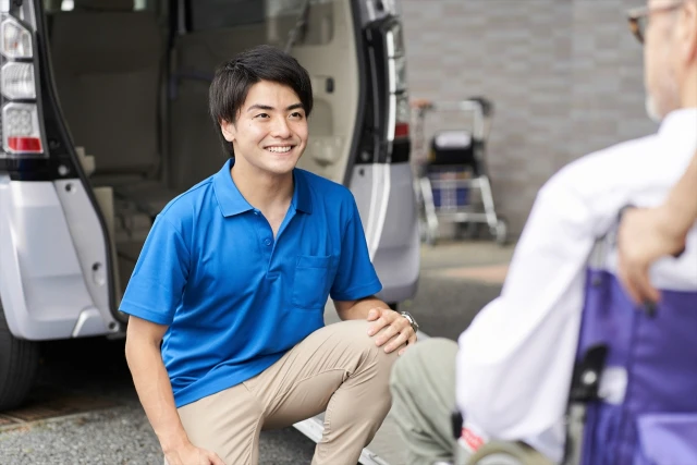 笑顔のスタッフと患者さん