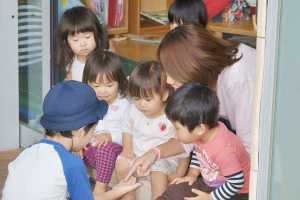 アンジェリカ保育園の子どもたち