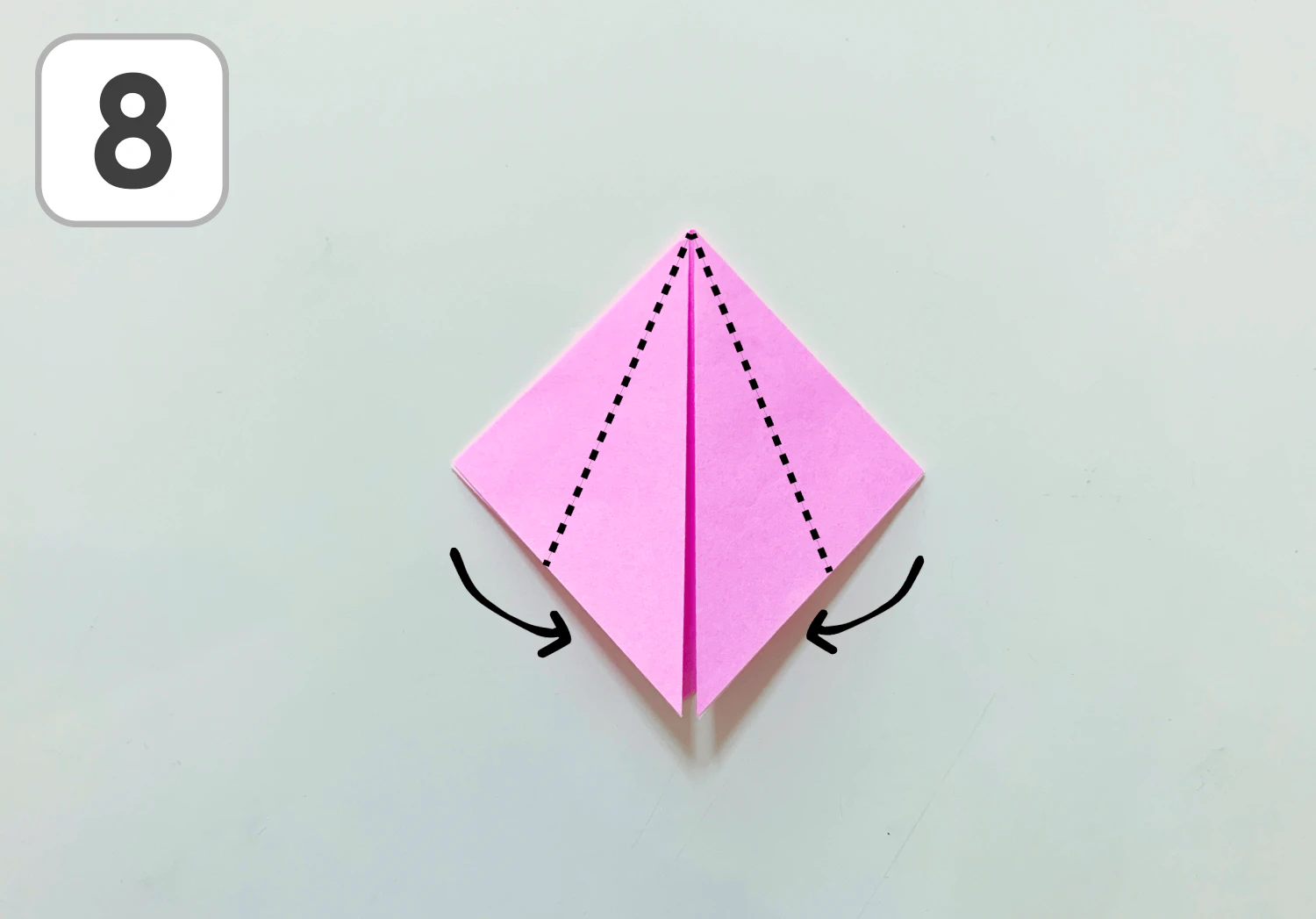 うさぎの折り方８