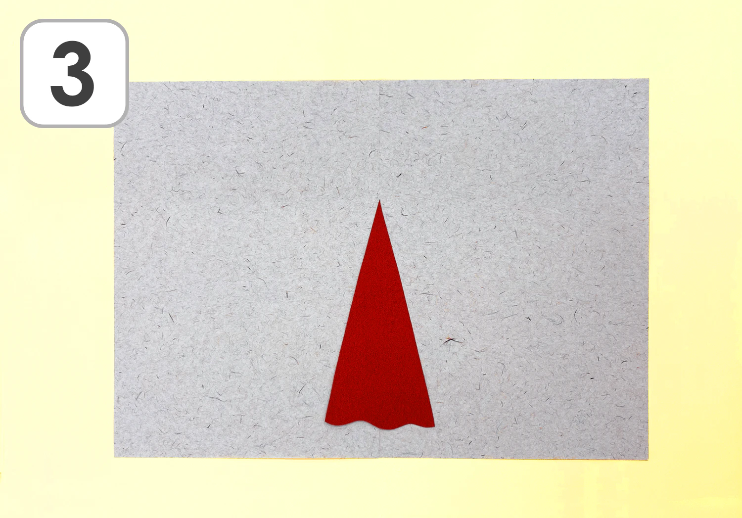 落ち葉のフロッタージュの製作手順3