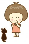 子猫と女の子