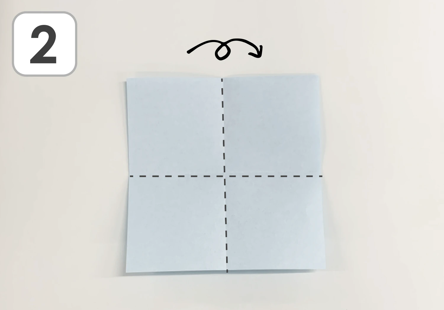 ロケットの折り方2