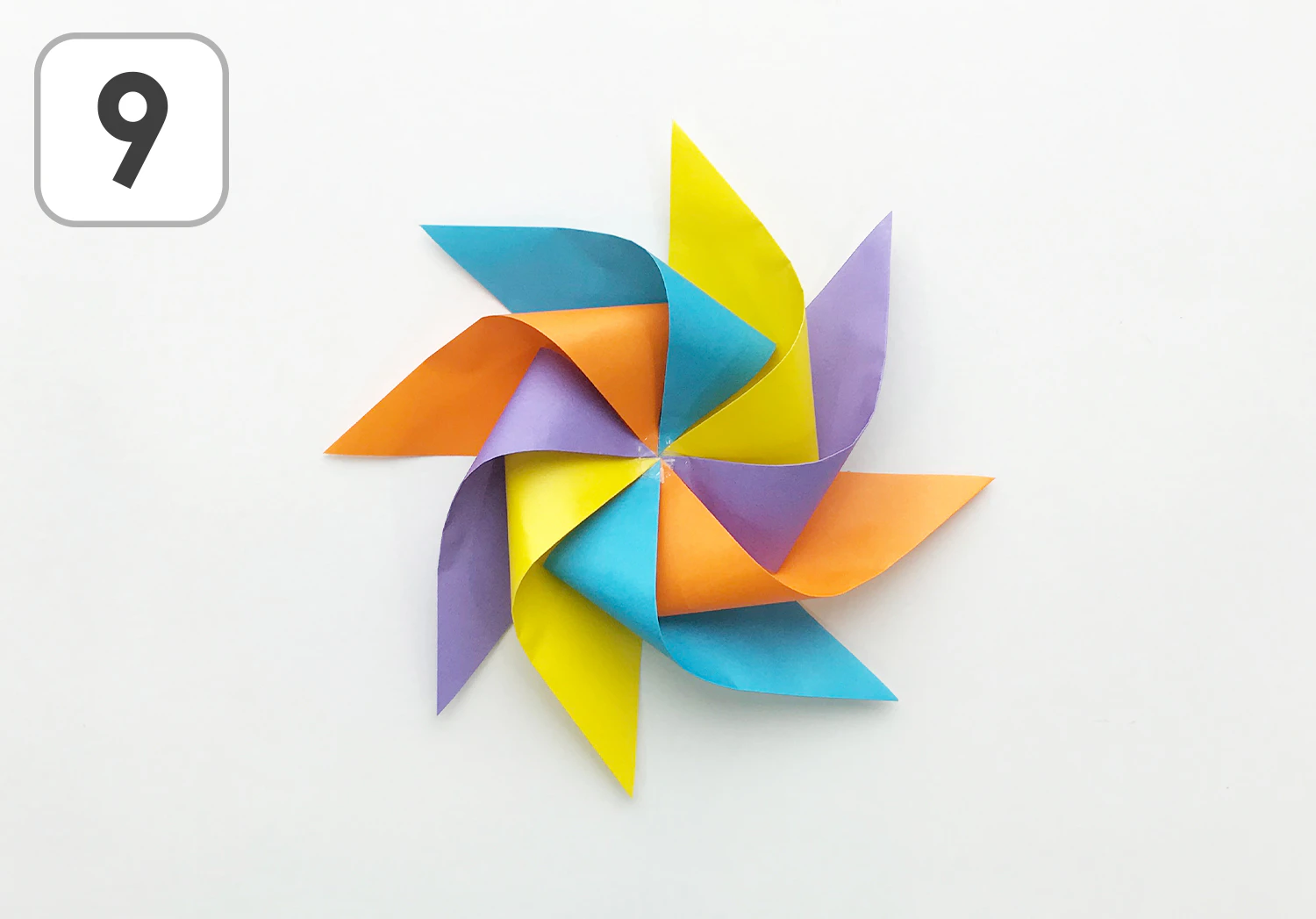 かざぐるまの製作手順9