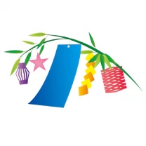短冊イラスト