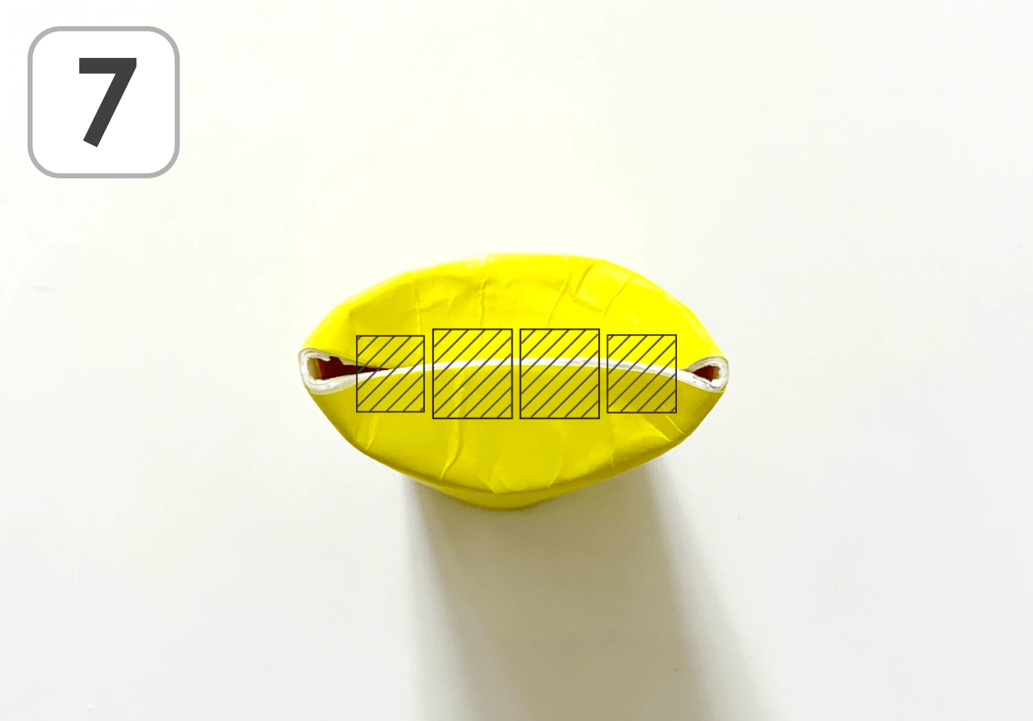 ネコのフリフリマラカスの製作手順7