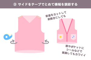 衣装（ベスト）の作り方③