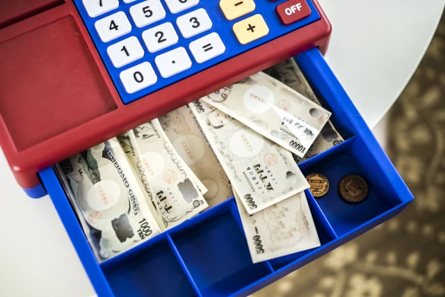 レジのおもちゃ