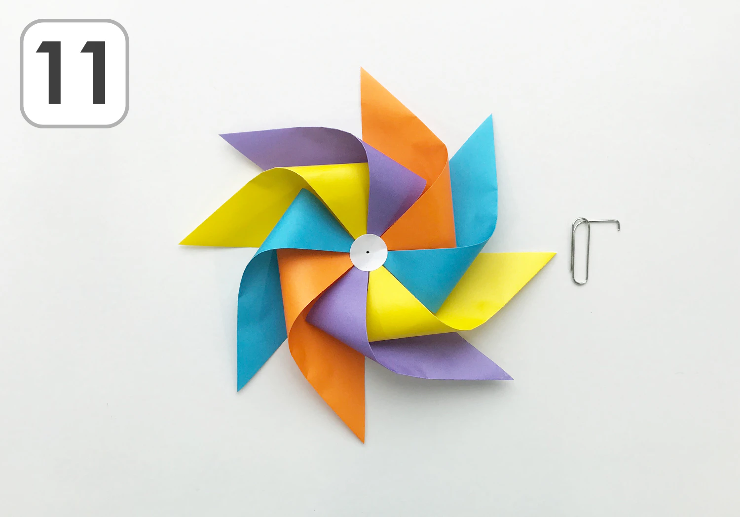 かざぐるまの製作手順11