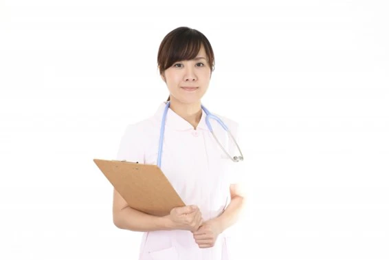 笑顔の看護師長さん