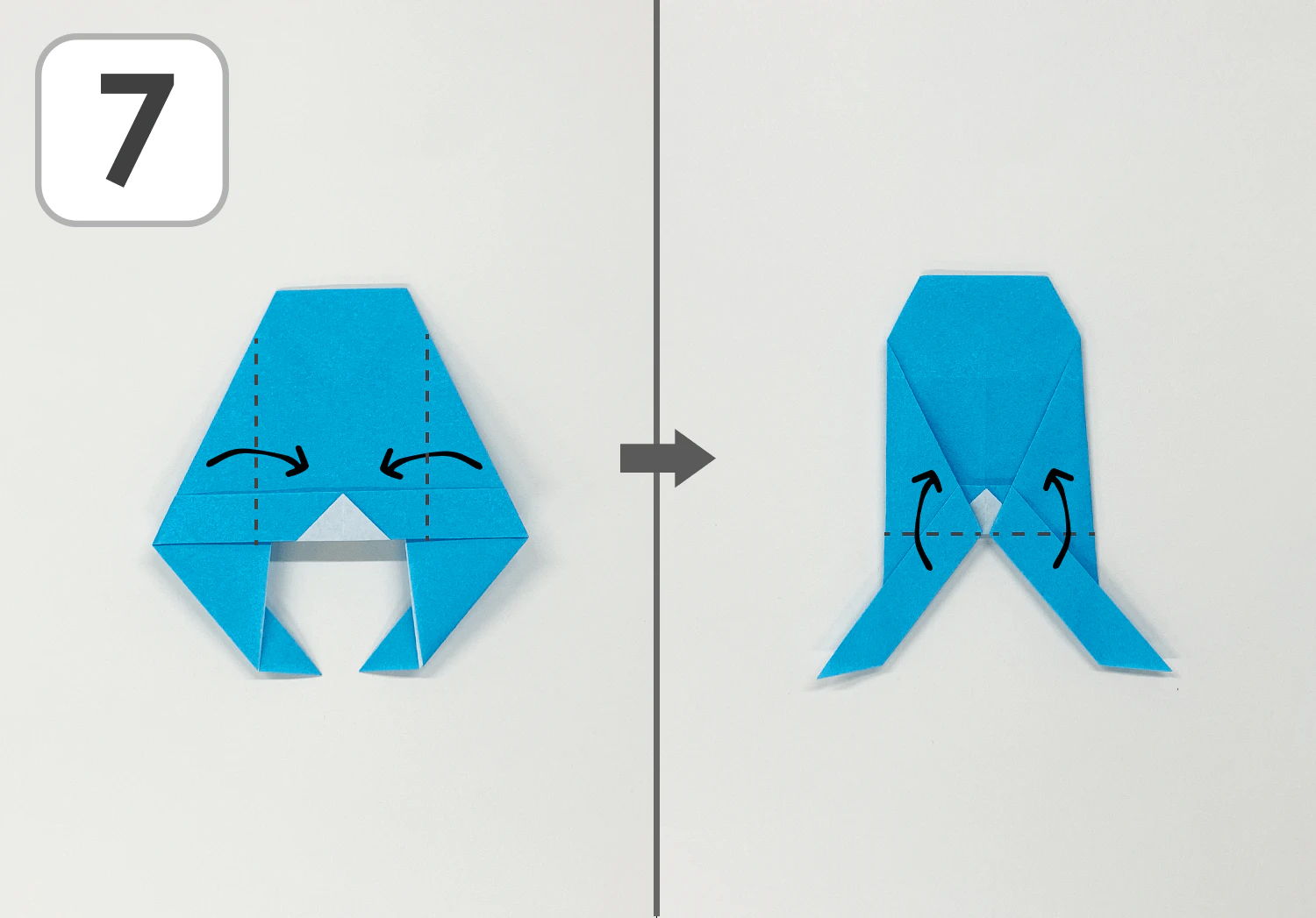 ペンギンの折り方7