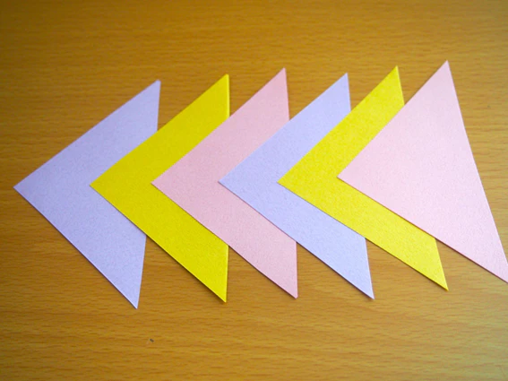 三角形の折り紙