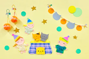 あったかこたつとみかんの壁面