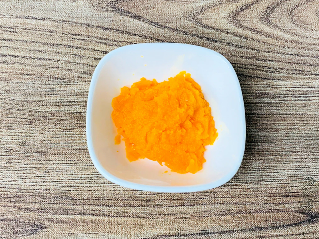写真：にんじんのペースト