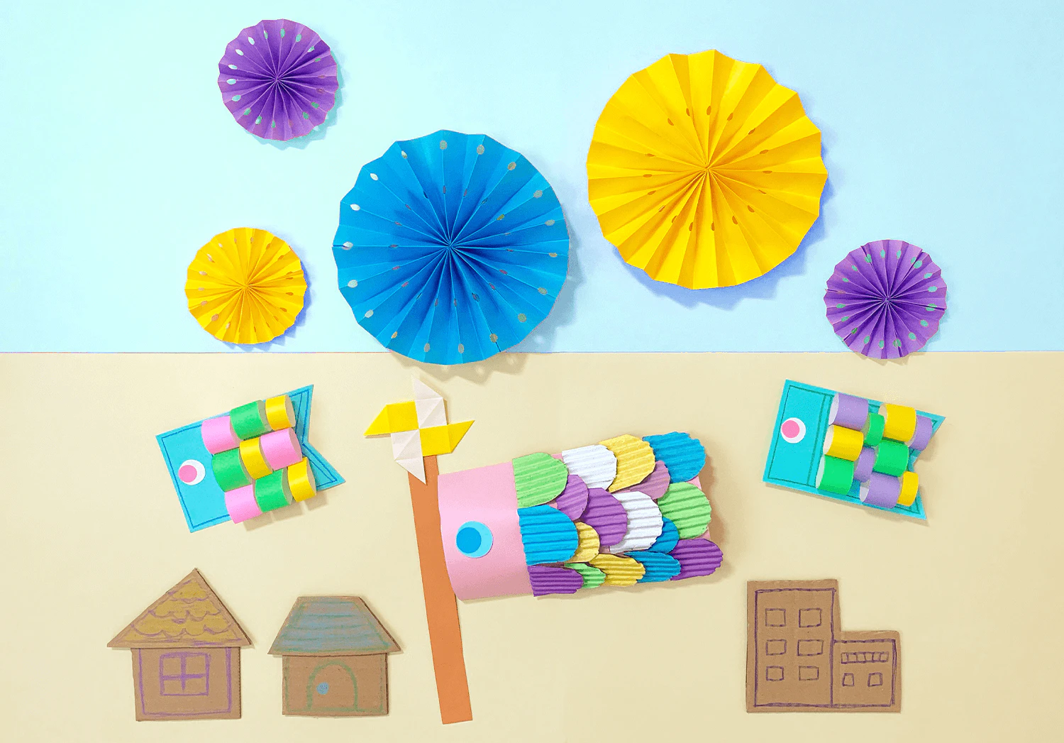 こどもの日の壁面デザイン