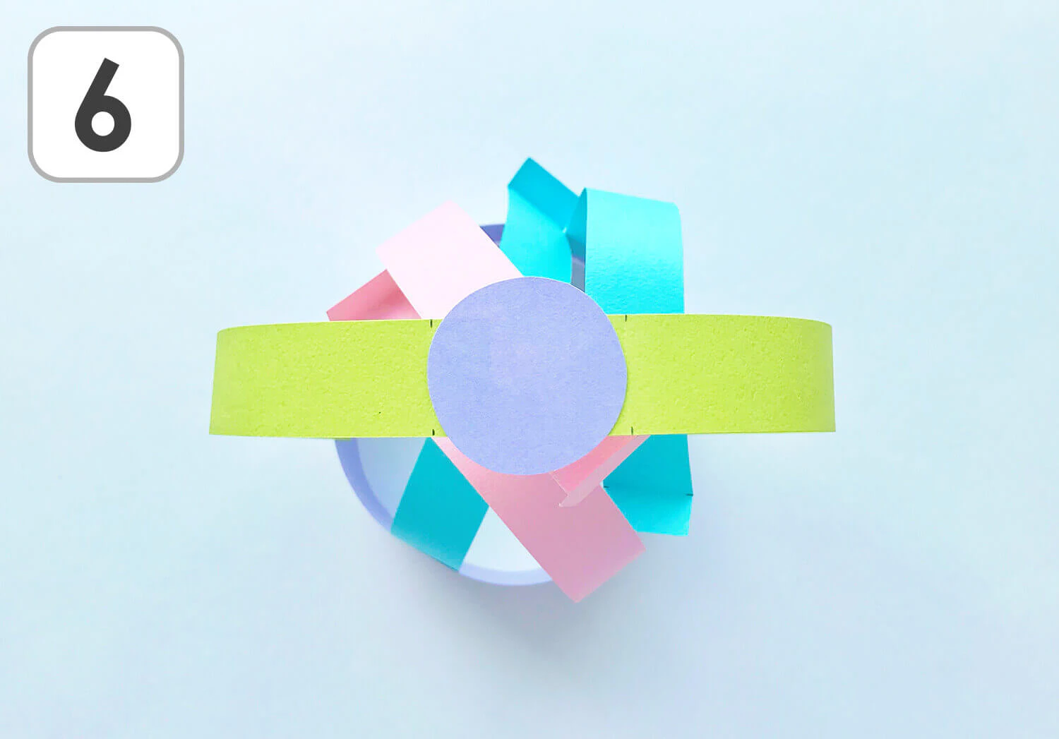 カラフル王冠の製作手順6