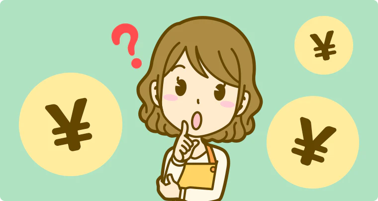 気になっている女性のイラスト