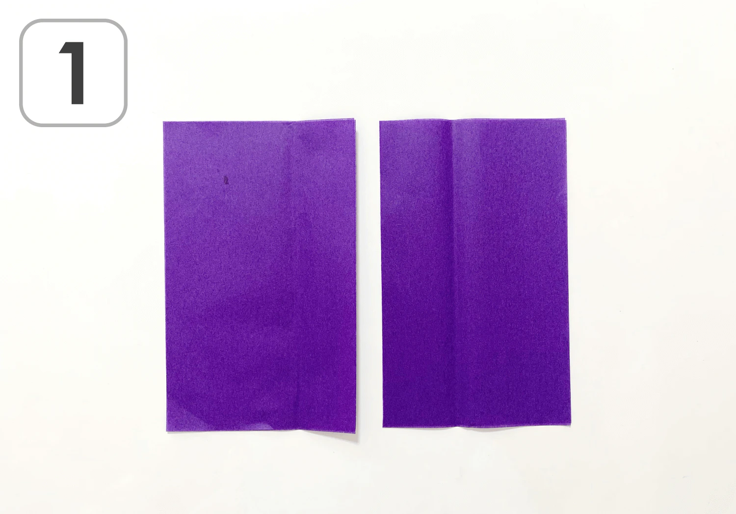 コウモリの蝶ネクタイの製作手順1