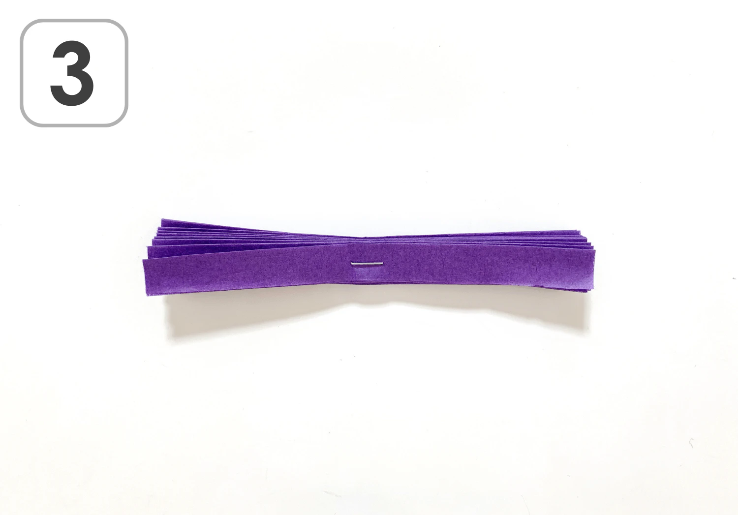 コウモリの蝶ネクタイの製作手順3