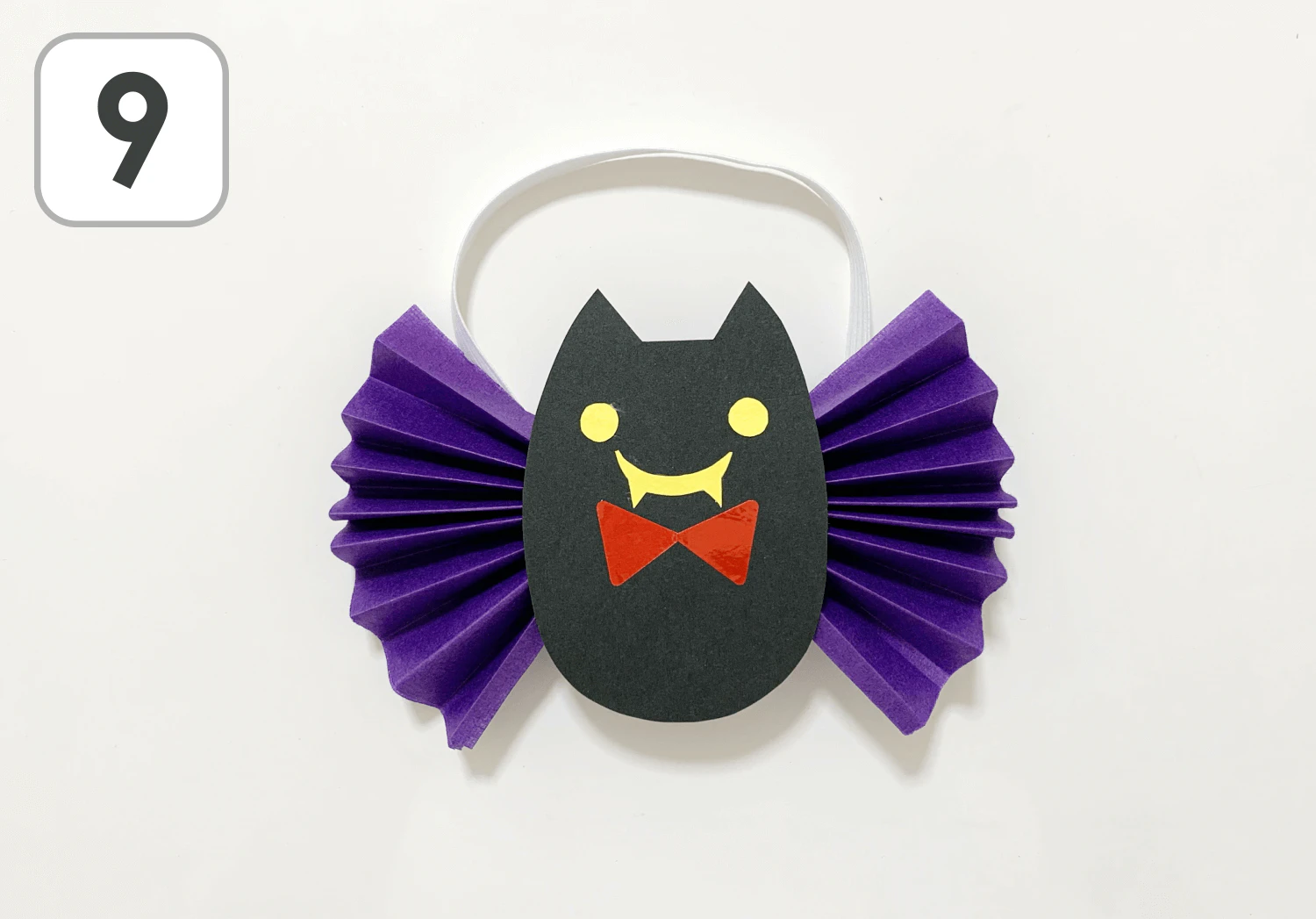 コウモリの蝶ネクタイの製作手順9