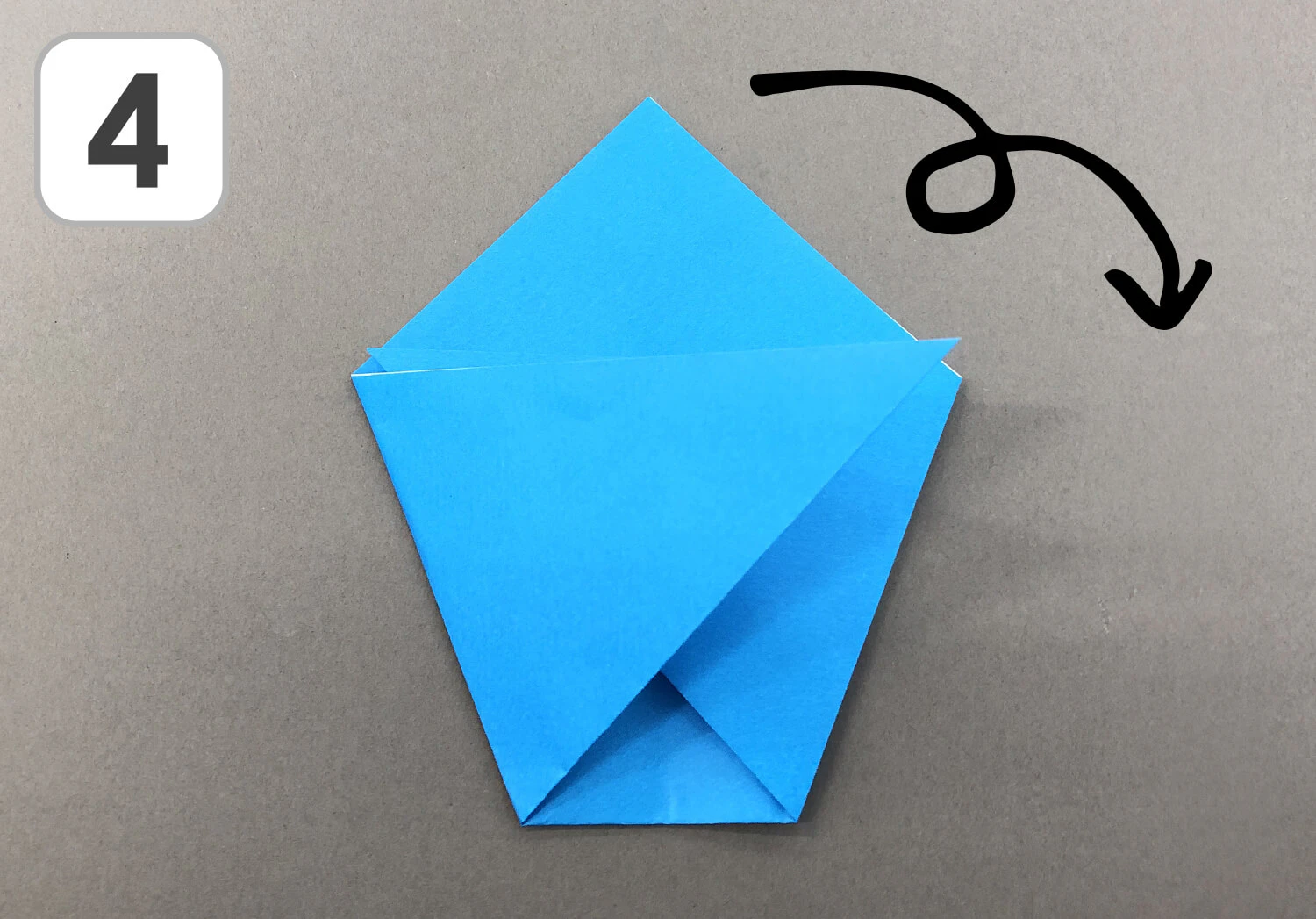 ペンギンおりがみ折り方4