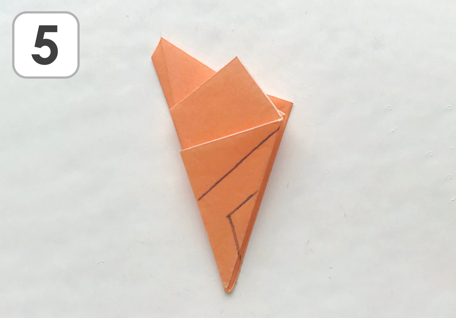 七夕切り紙製作B手順5