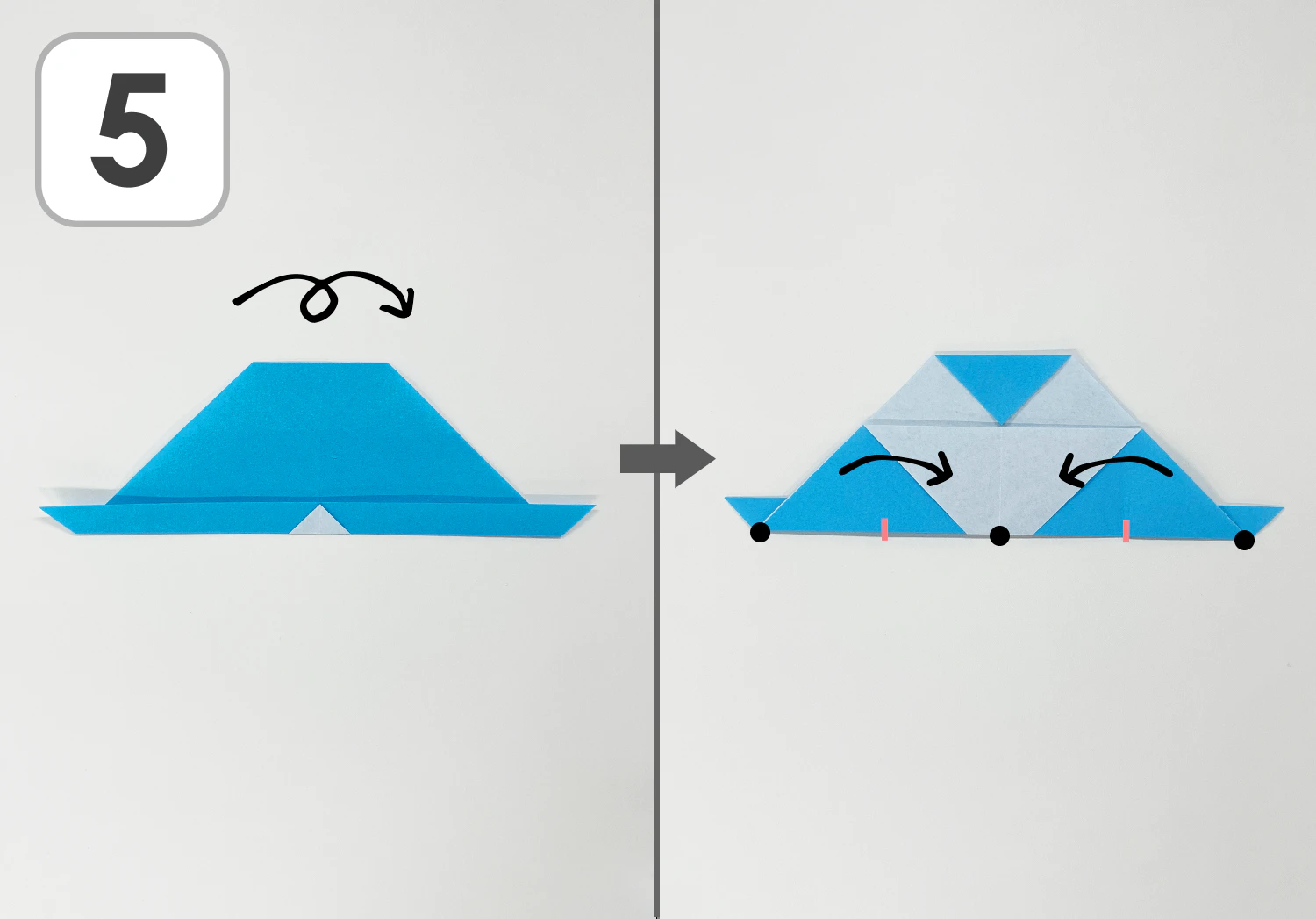 ペンギンの折り方5