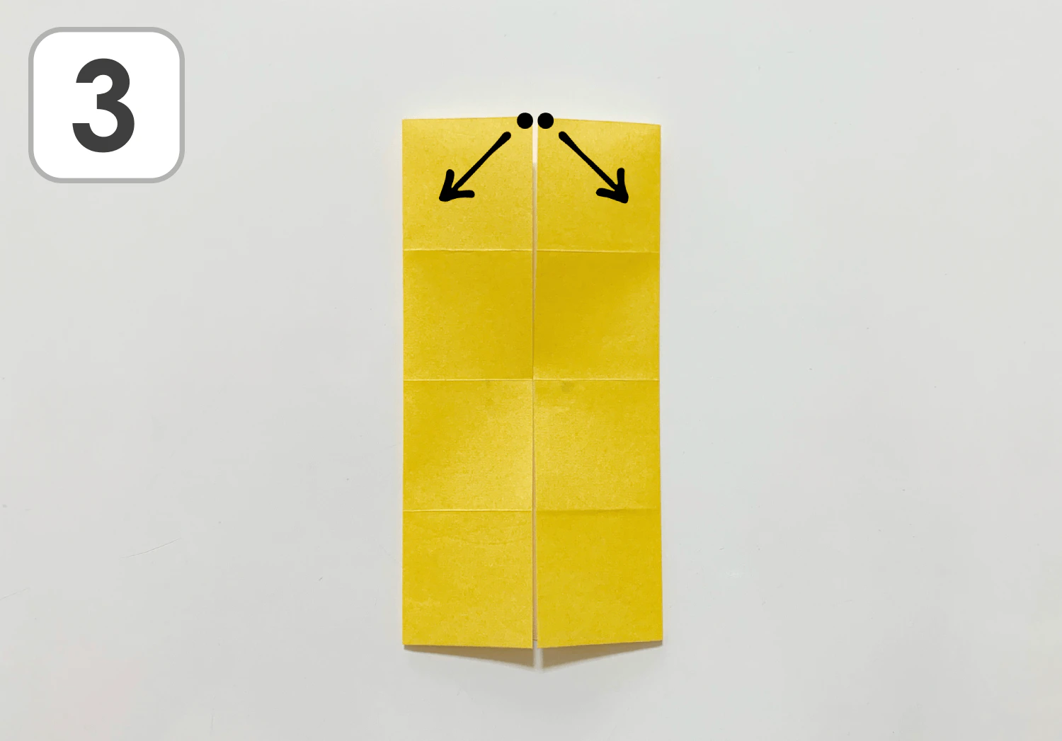 キツネの折り方3