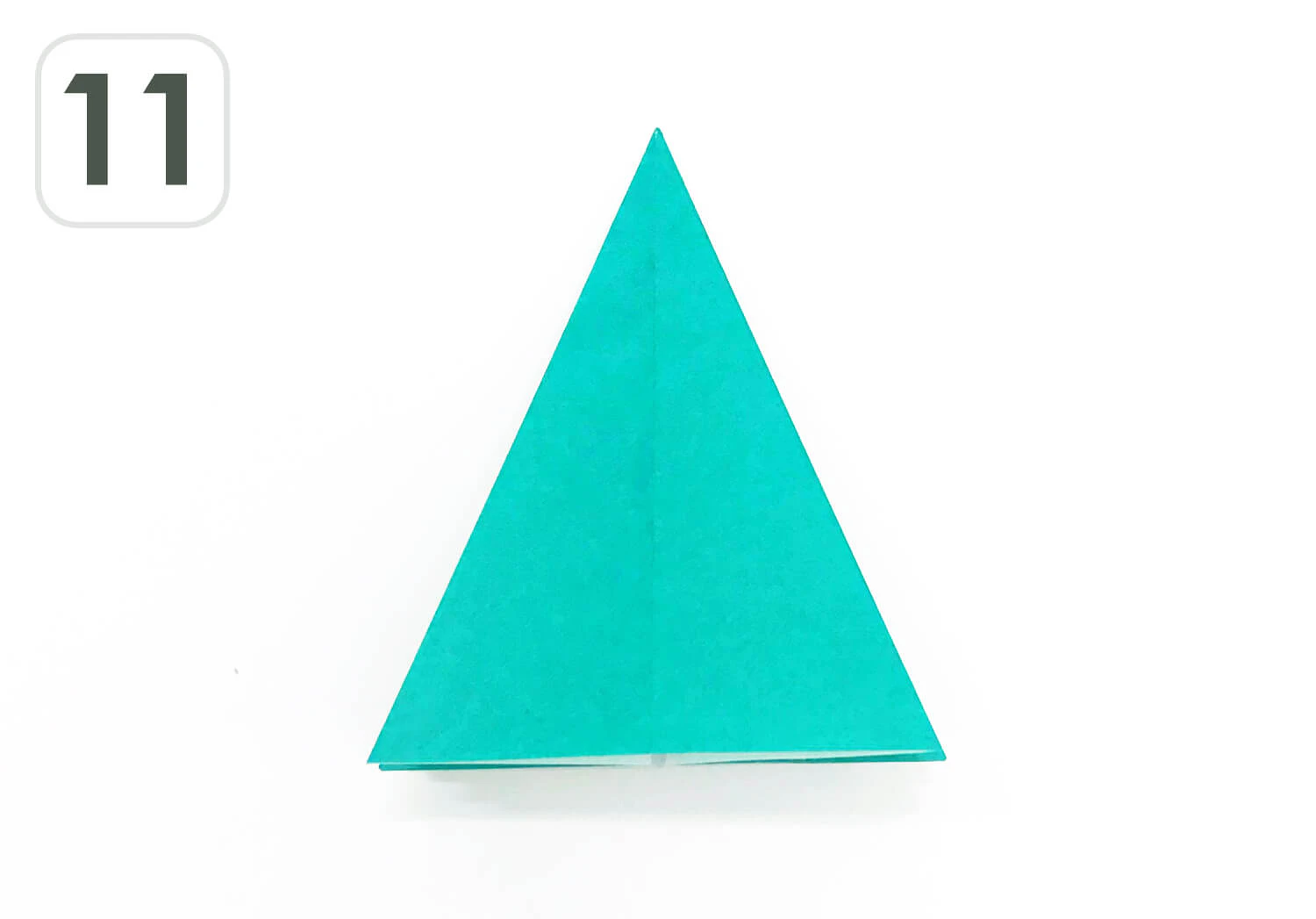 おりがみツリー作り方11