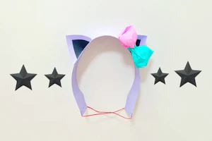 ネコ耳のヘアバンド