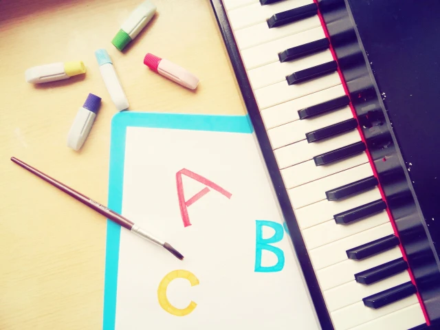 ピアノと塗り絵