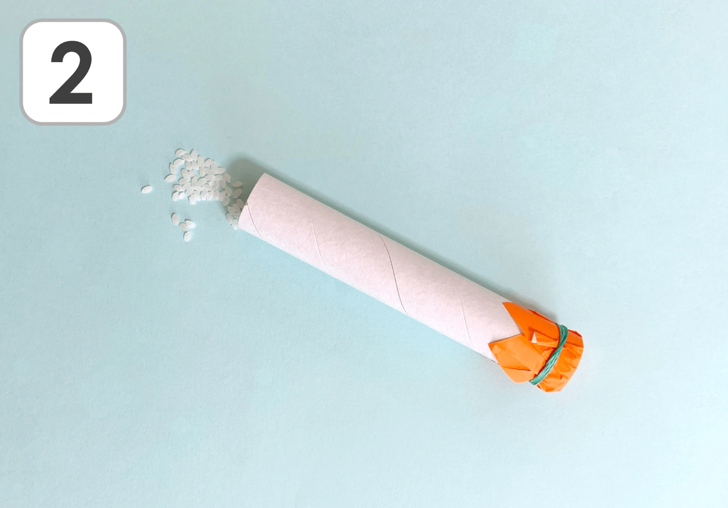 レインスティックの製作手順2