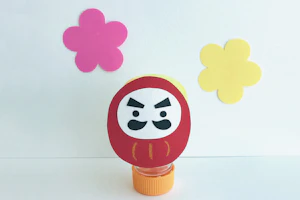 ―製作アイデアー だるまのマラカス