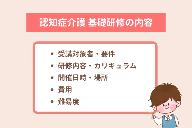 認知症介護基礎研修の内容