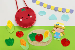 夏野菜で元気!壁面装飾