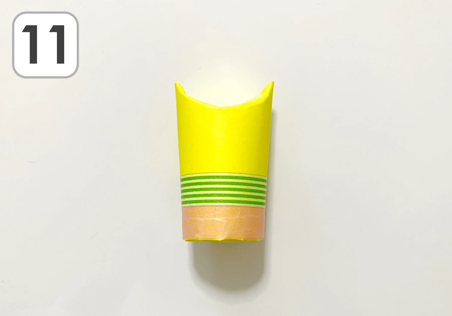 ネコのフリフリマラカスの製作手順11