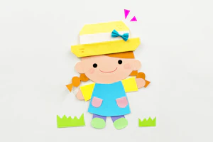 麦わら帽子のおりがみ