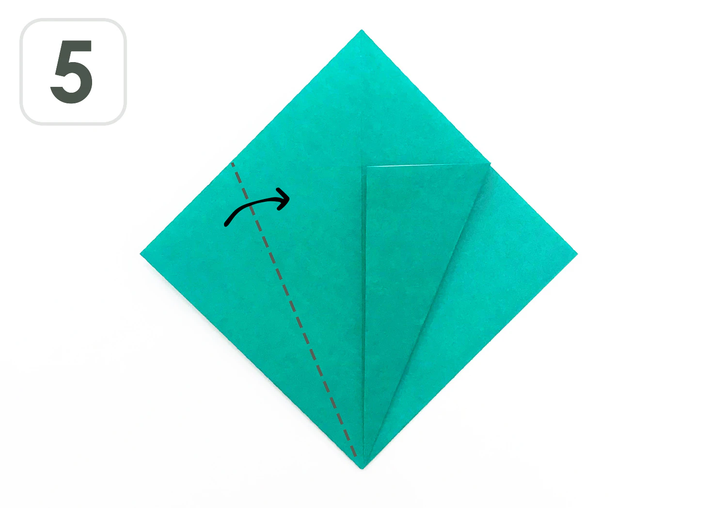 立体ツリーの折り方5