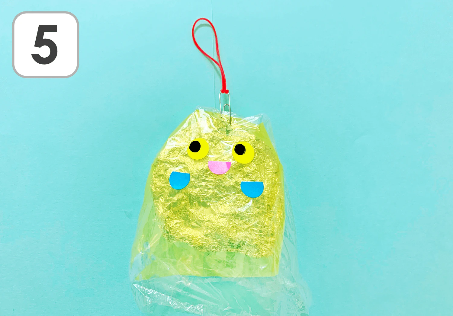 ゆらゆらおばけの製作手順5