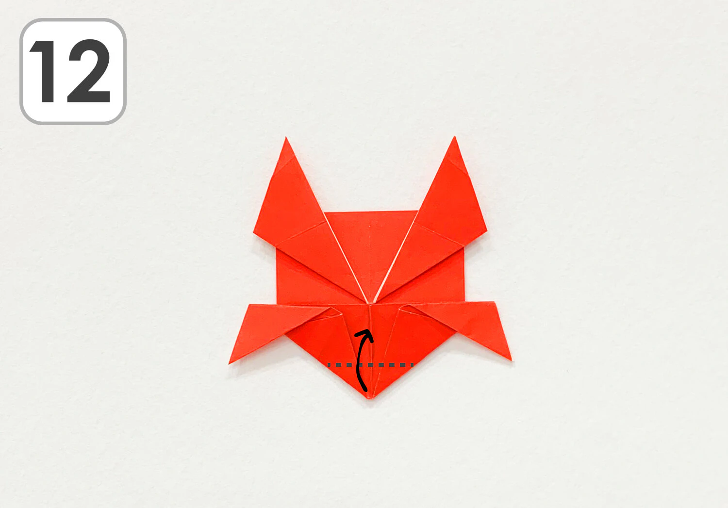 おりがみかにの折り方12