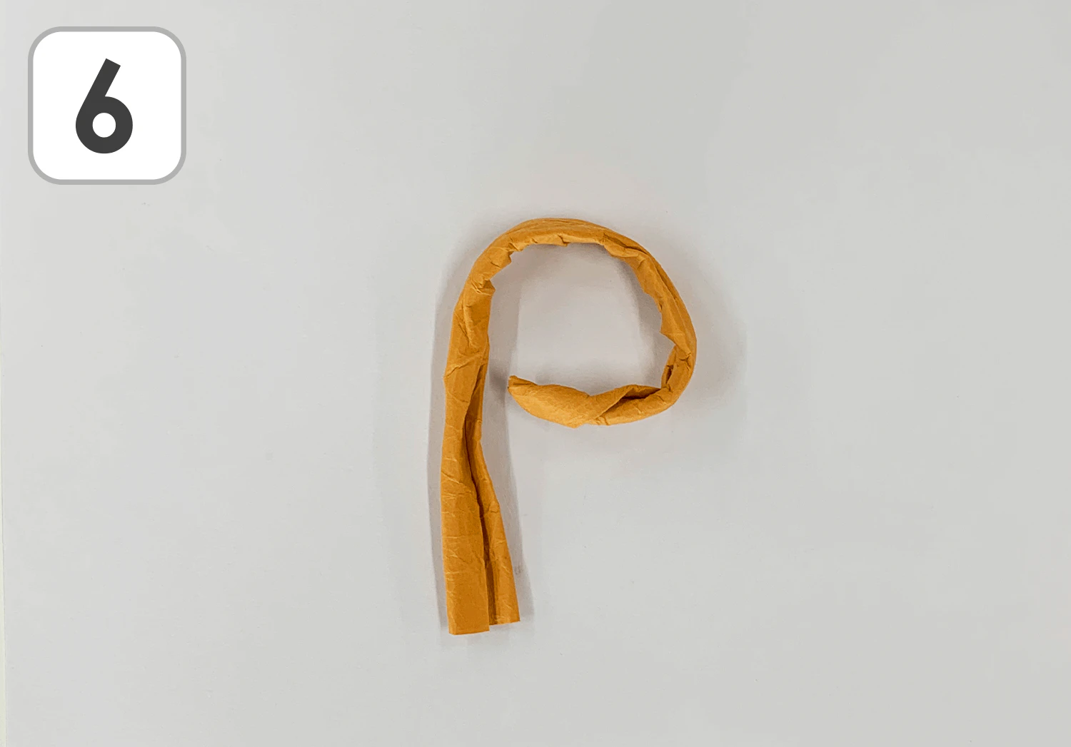 針金しっぽのおさるさんの製作手順6