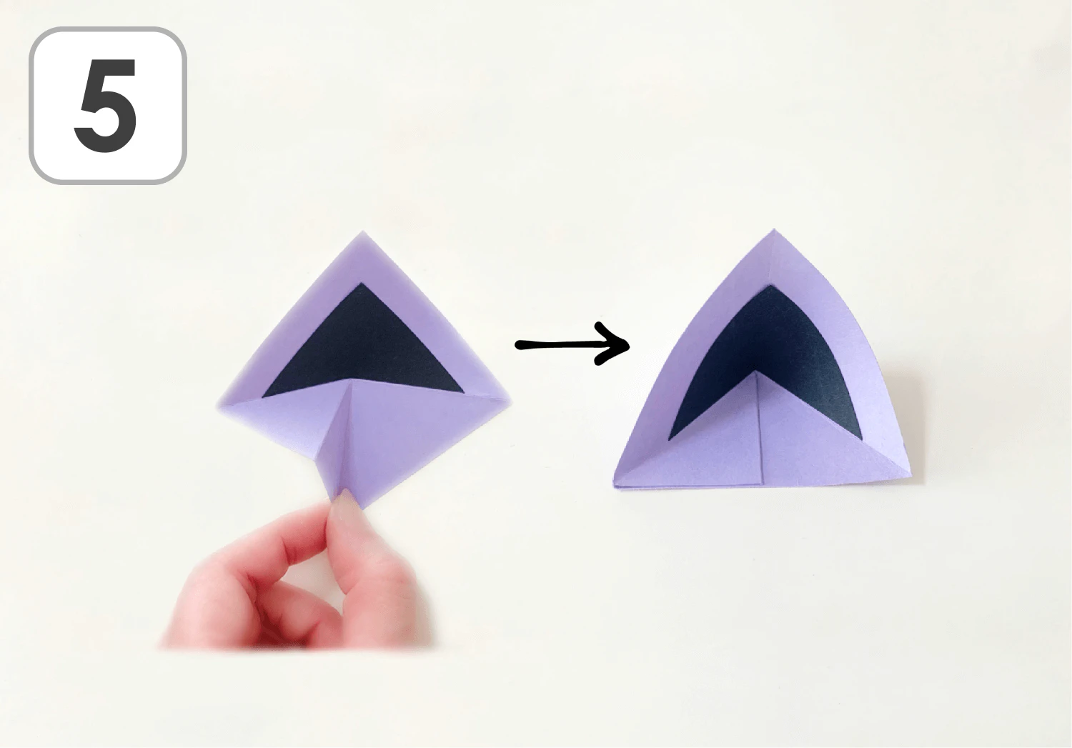 ネコ耳のヘアバンドの製作手順5