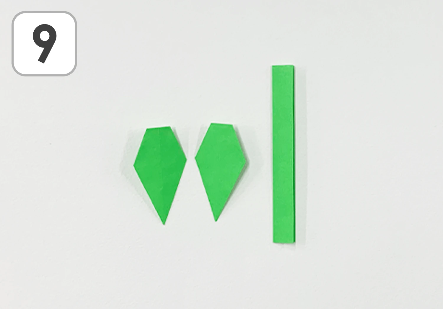 菜の花の折り方９