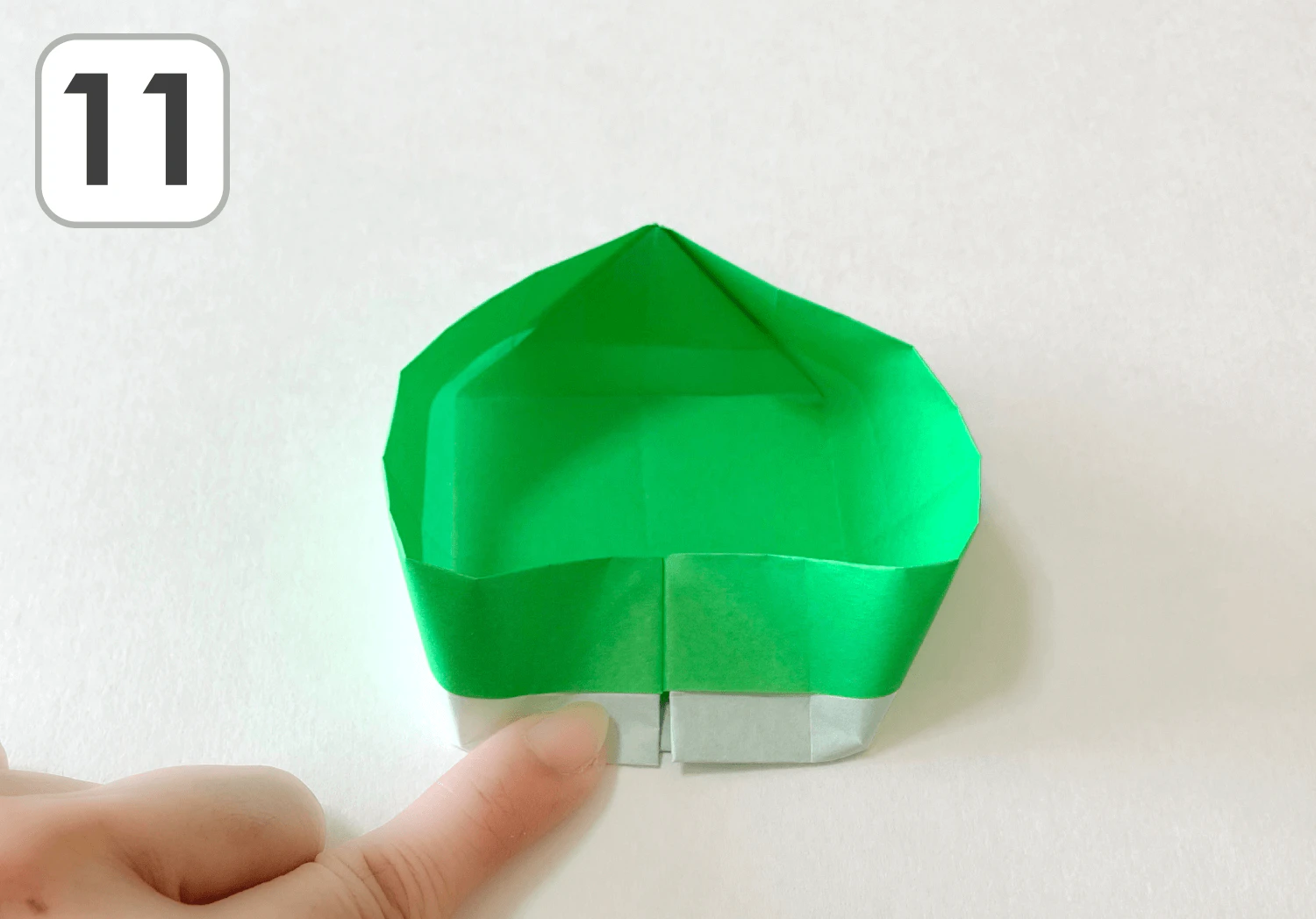 お豆入れの折り方11