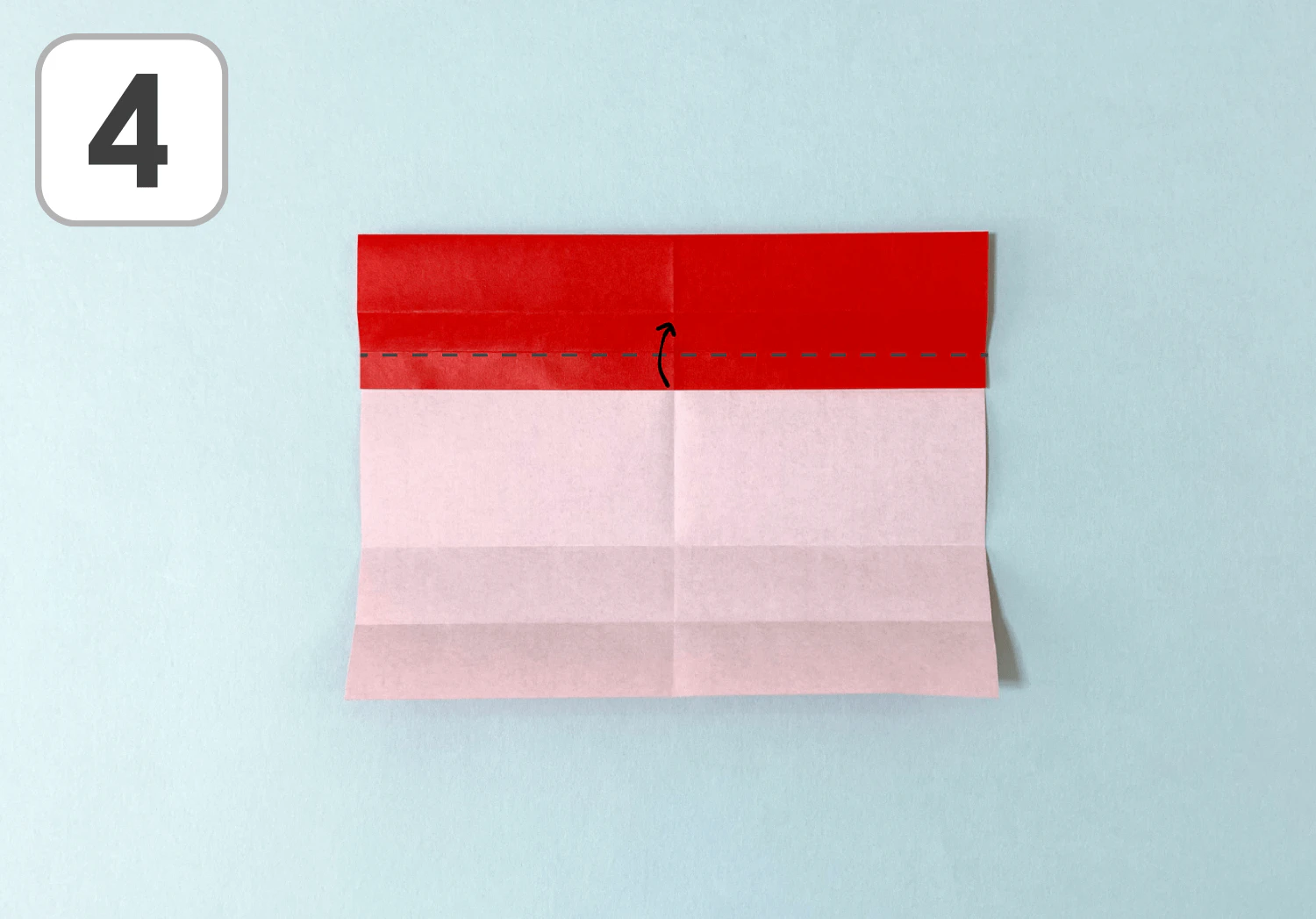 サンタクロースの折り方4