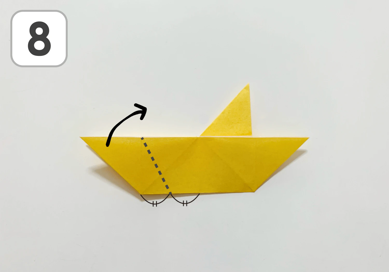 キツネの折り方8