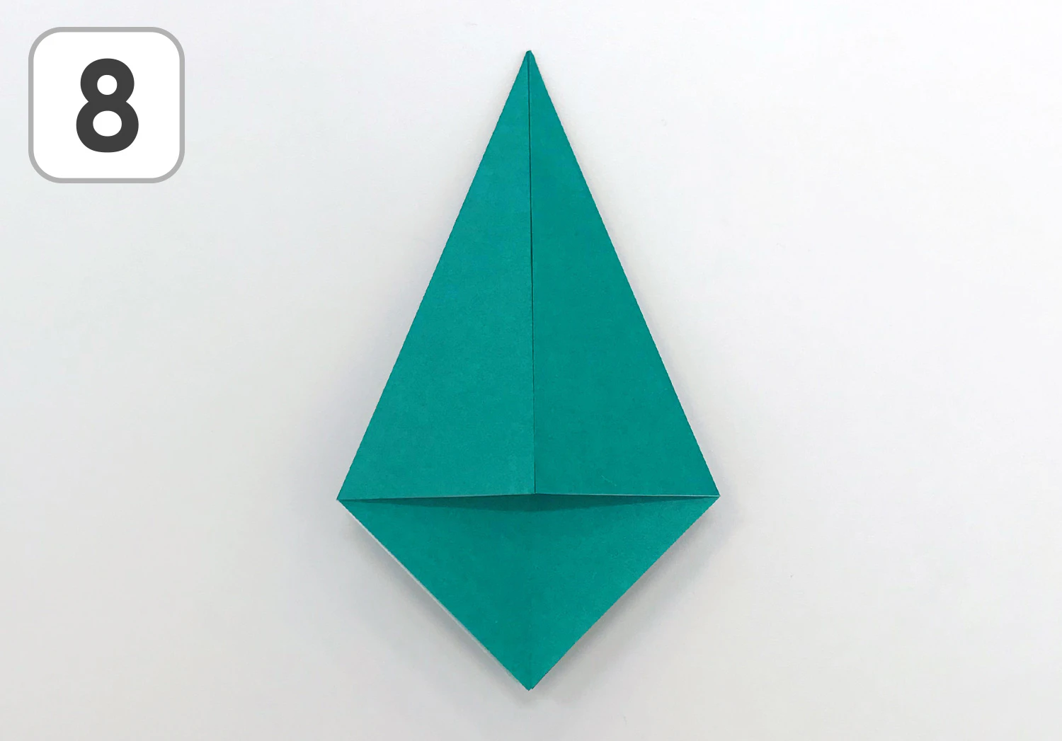 おりがみツリー作り方8